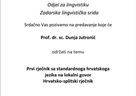 Lingvistička srida: predstavljanje rječnika prof. dr. sc. Dunje Jutronić